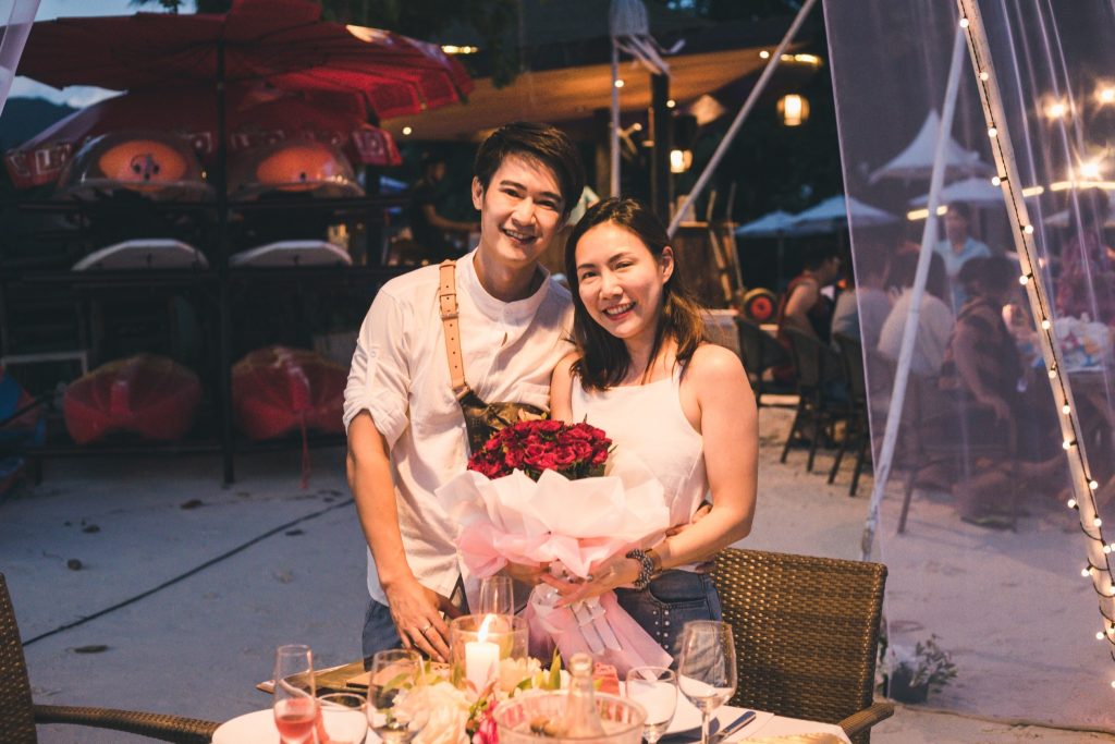 Beach wedding at Akira Lipe